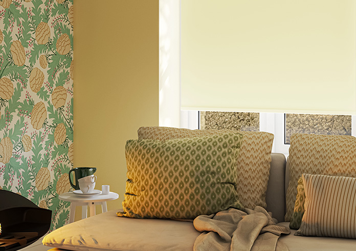 Trinity (Blackout), Alabaster - Twist&Fit Roller Blind - Image 5